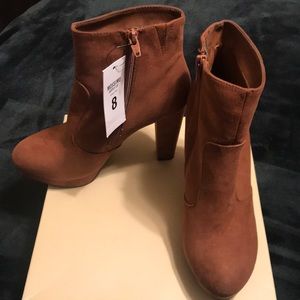 Cognac Ankle Boots
